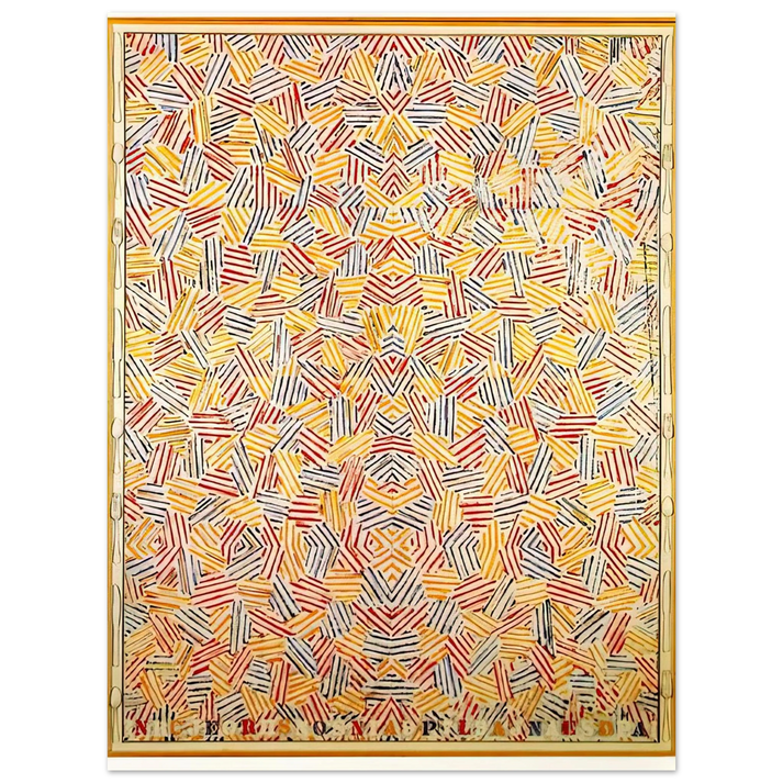 Jasper Johns - DANCERS ON A PLANE  75x100 cm / 30x40inches Fine Art Poster