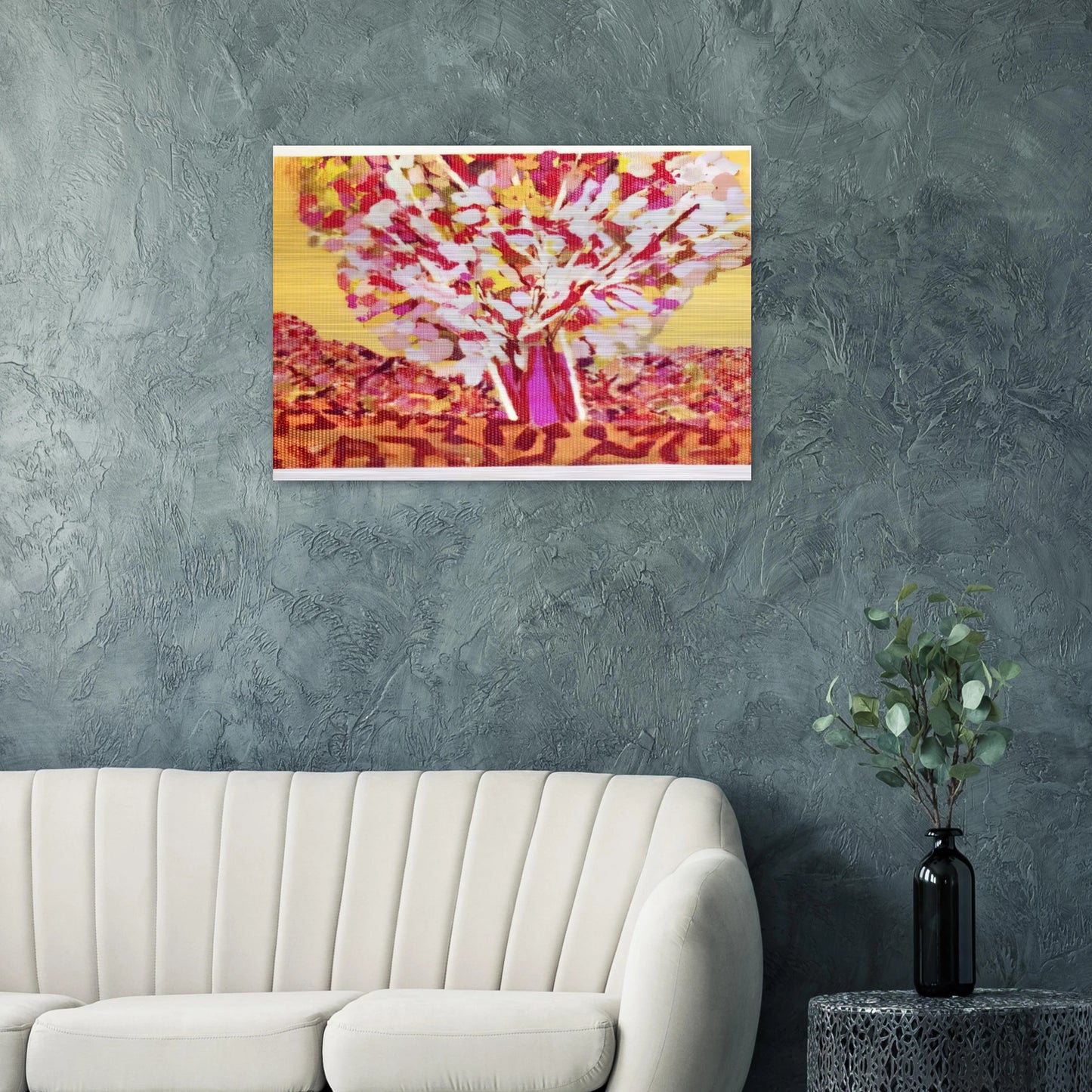 Utah, the Pregnant Tree - 1975 - Ronnie Landfield Brushed Aluminum Print - 70x100 cm / 28x40 inches | Ronnie Landfield Aluminum Print | Ronnie Landfield Prints