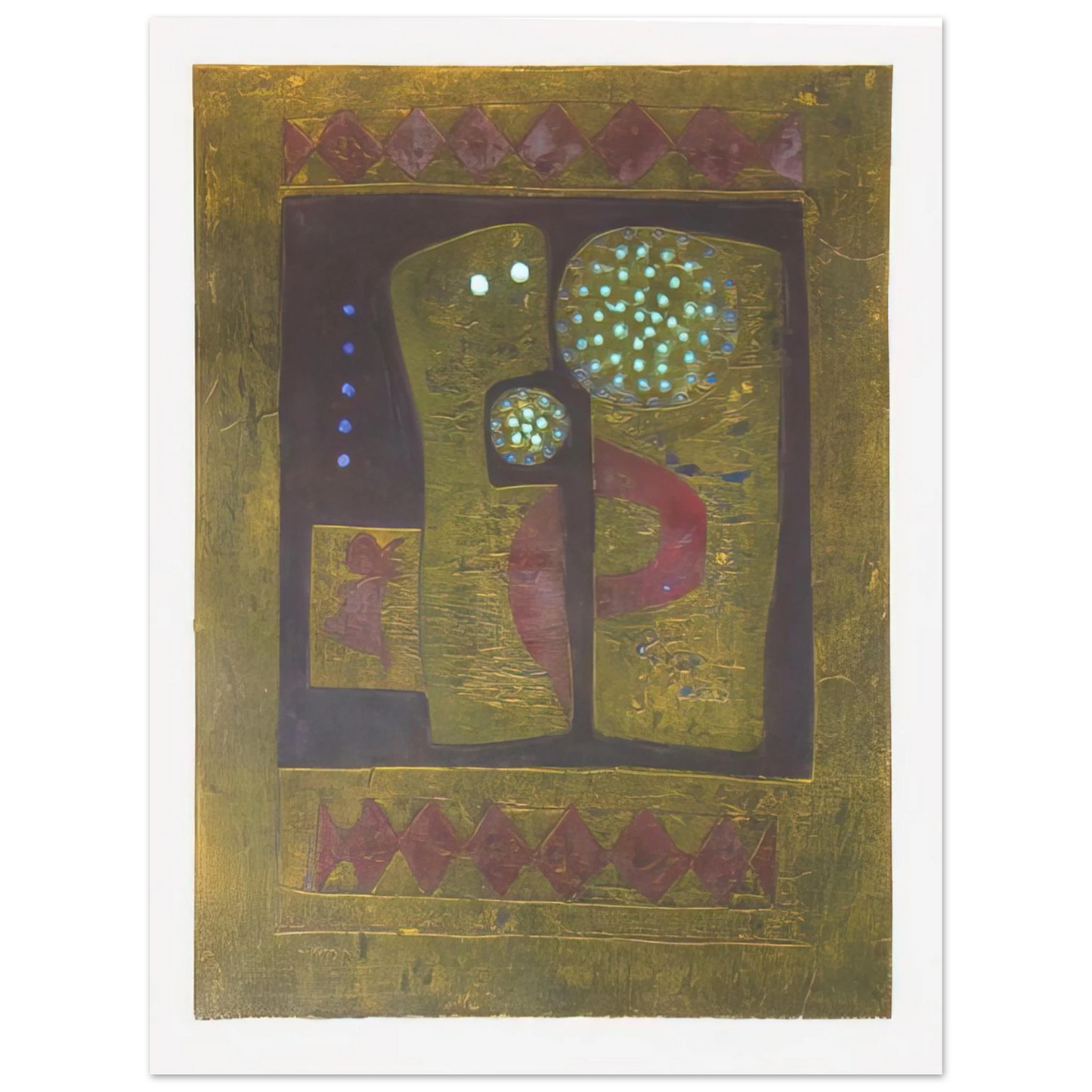 Hiroyuki Tajima - Pierrot and His Son - 1970  75x100 cm / 30x40inches Fine Art Poster