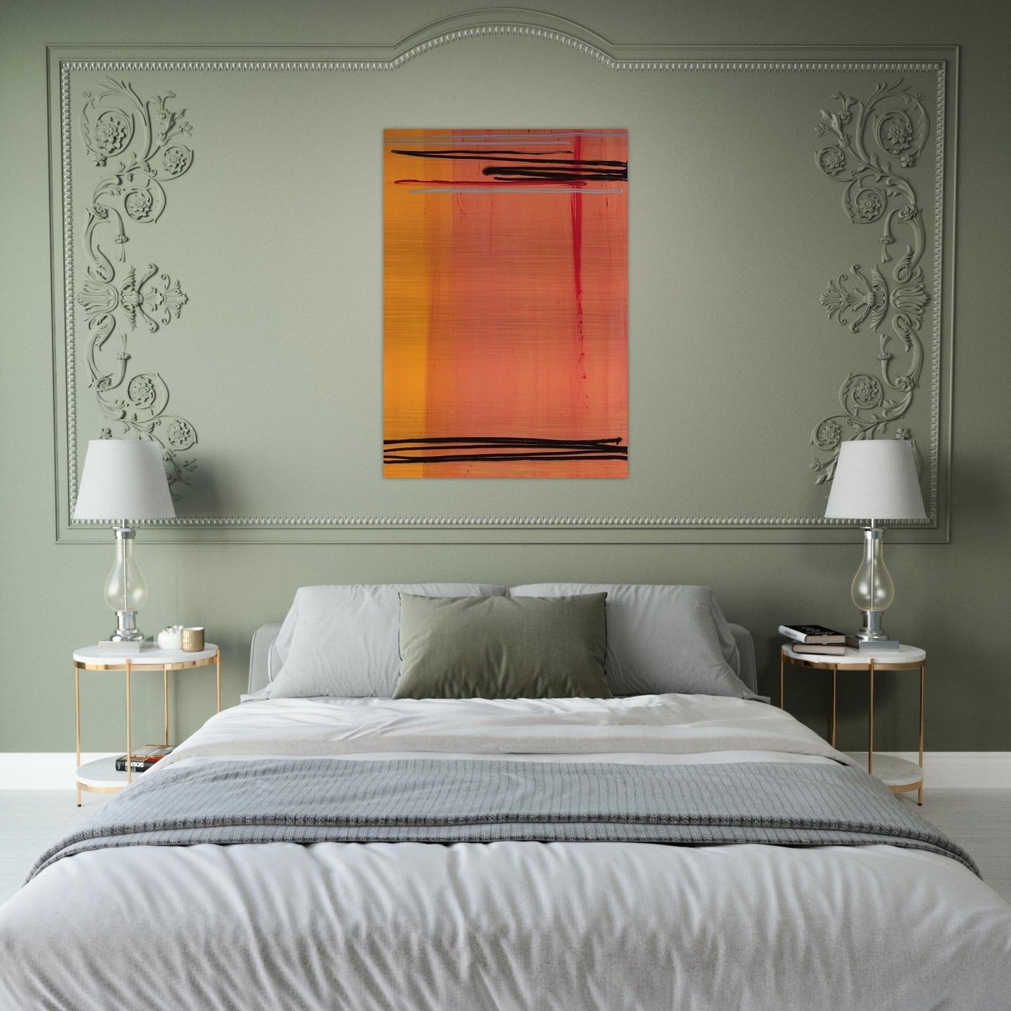 Caxambus - Color Field Painting - Larry Zox Brushed Aluminum Print - 70x100 cm / 28x40 inches | Larry Zox Aluminum Print | Larry Zox Prints