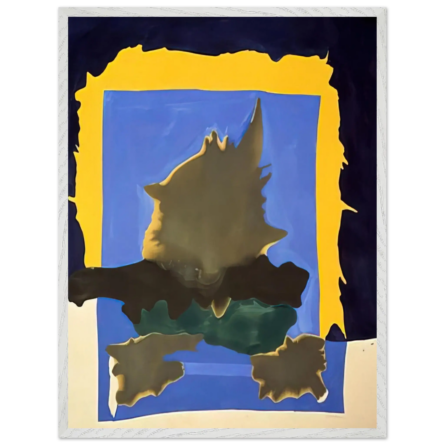 Helen Frankenthaler - Interior Landscape - 1964 Wall art - 30x40 cm / 12x16 Inches - Fine Art Poster - -