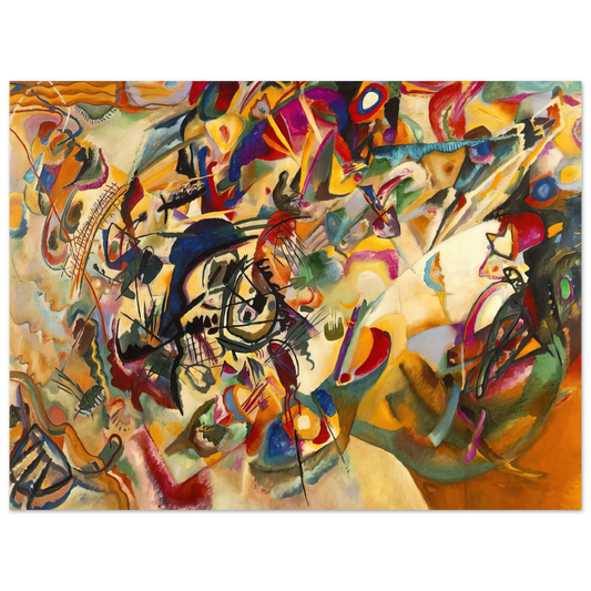 Wassily Kandinsky - COMPOSITION VII 1913  75x100 cm / 30x40inches Fine Art Poster