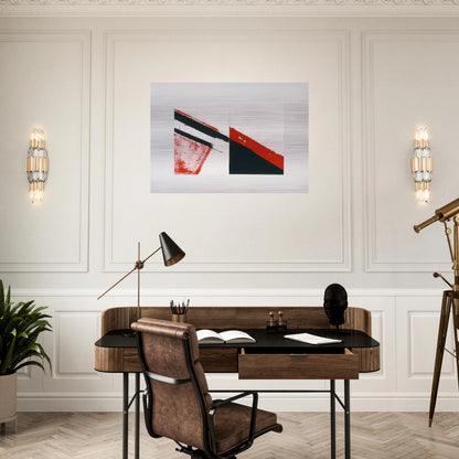 WHO KNOWS THE BEGINNING AND WHO KNOWS THE END I 1976 - BLINKY PALERMO Brushed Aluminum Print - 70x100 cm / 28x40 inches | BLINKY PALERMO Aluminum Print | BLINKY PALERMO Prints