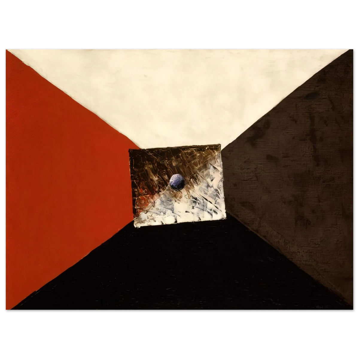 Man Ray - COMPOSITION MARCHAND DE COULEURS  75x100 cm / 30x40inches Fine Art Poster