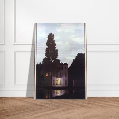 THE EMPIRE OF LIGHTS 1954 1 - Rene Magritte Brushed Aluminum Print - 70x100 cm / 28x40 inches | Rene Magritte Aluminum Print | Rene Magritte Prints