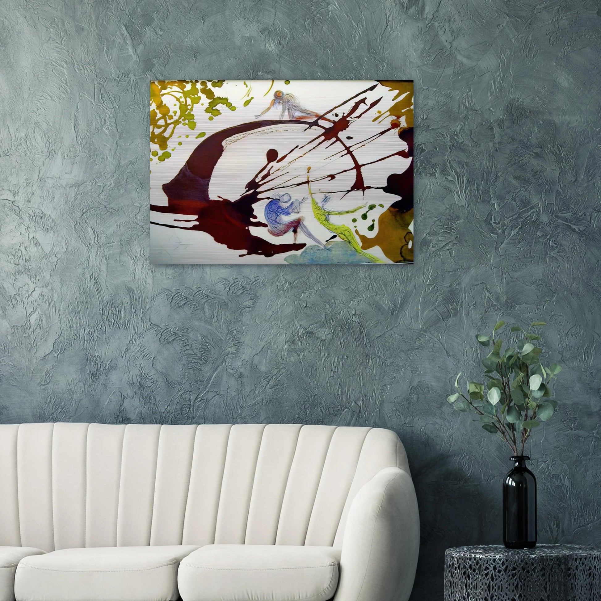 IN PRINCIPIODEUS CREAVIT 1964 - Salvador Dali Brushed Aluminum Print - 70x100 cm / 28x40 inches | Salvador Dali Aluminum Print | Salvador Dali Prints