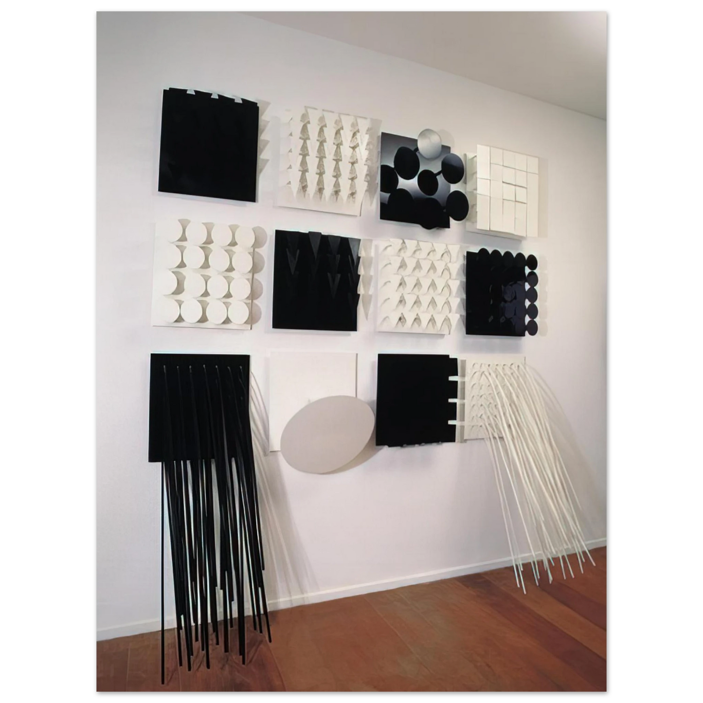 Lygia Pape - Amazonia Black and white - Neo-Concretism  75x100 cm / 30x40inches Fine Art Poster