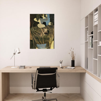 Still life with fishing net - Pablo Picasso Brushed Aluminum Print - 70x100 cm / 28x40 inches | Pablo Picasso Aluminum Print | Pablo Picasso Prints