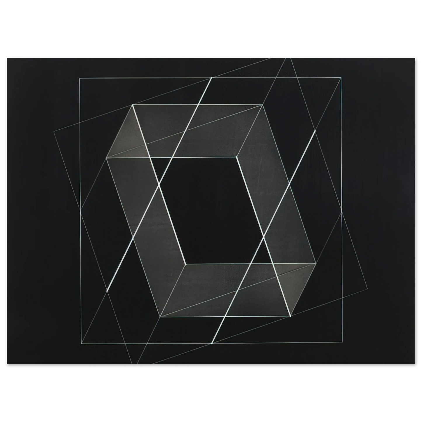 Josef Albers - F NO 13 MULTI MOBILE 1952  75x100 cm / 30x40inches Fine Art Poster