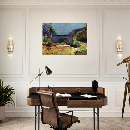 LANDSCAPE 1898 - Henri Matisse Brushed Aluminum Print - 70x100 cm / 28x40 inches | Henri Matisse Aluminum Print | Henri Matisse Prints