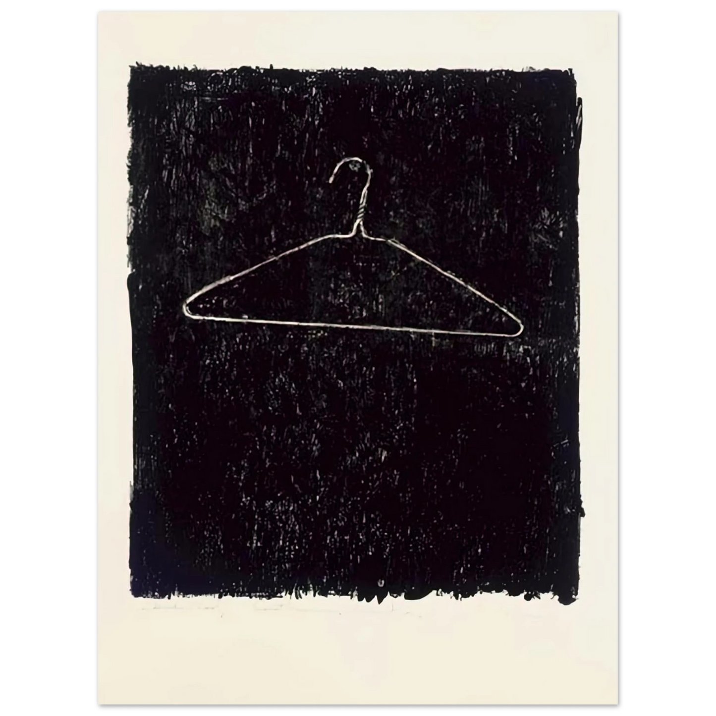 Jasper Johns - COAT HANGER II  75x100 cm / 30x40inches Fine Art Poster