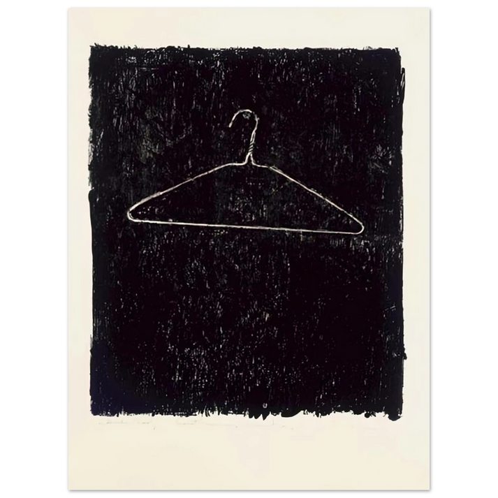 Jasper Johns - COAT HANGER II  75x100 cm / 30x40inches Fine Art Poster
