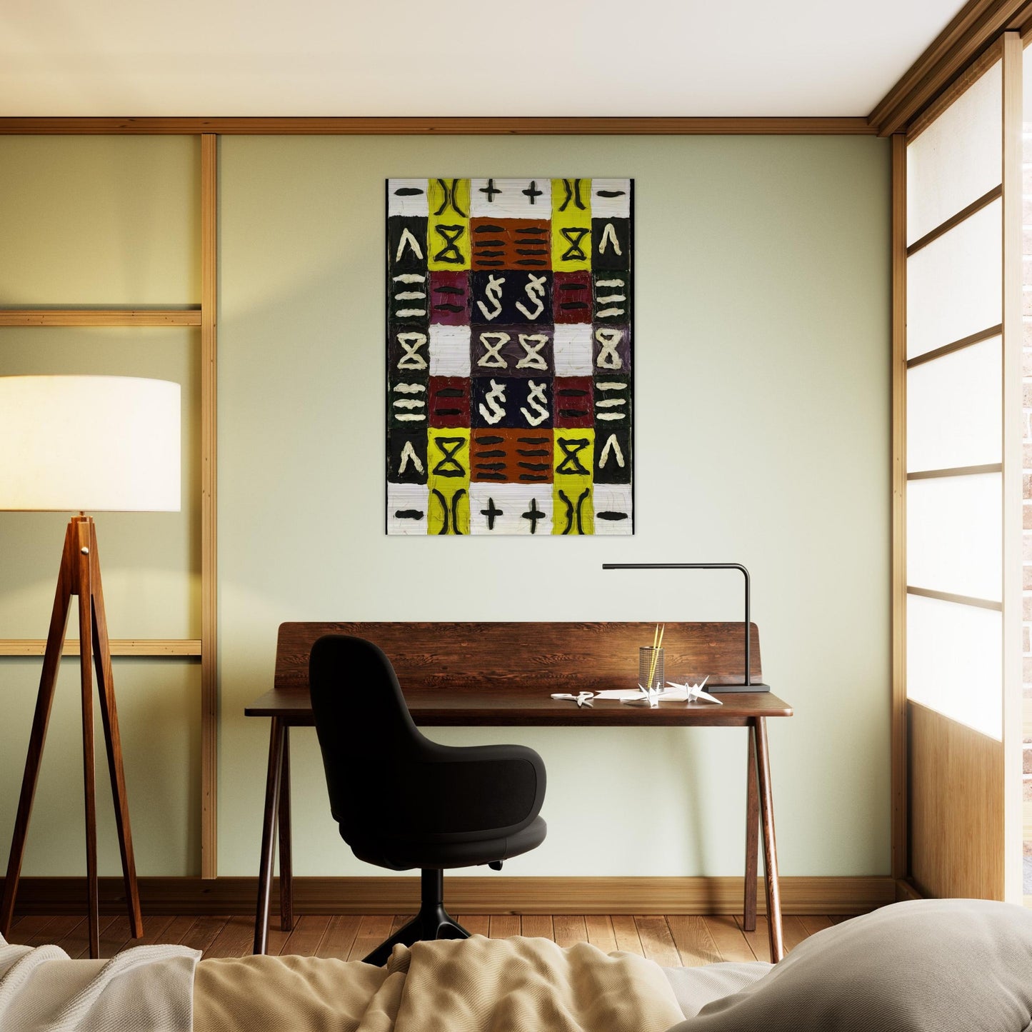 A Perfect Equal Area I - 1960 - Alfred Jensen Brushed Aluminum Print - 70x100 cm / 28x40 inches | Alfred Jensen Aluminum Print | Alfred Jensen Prints