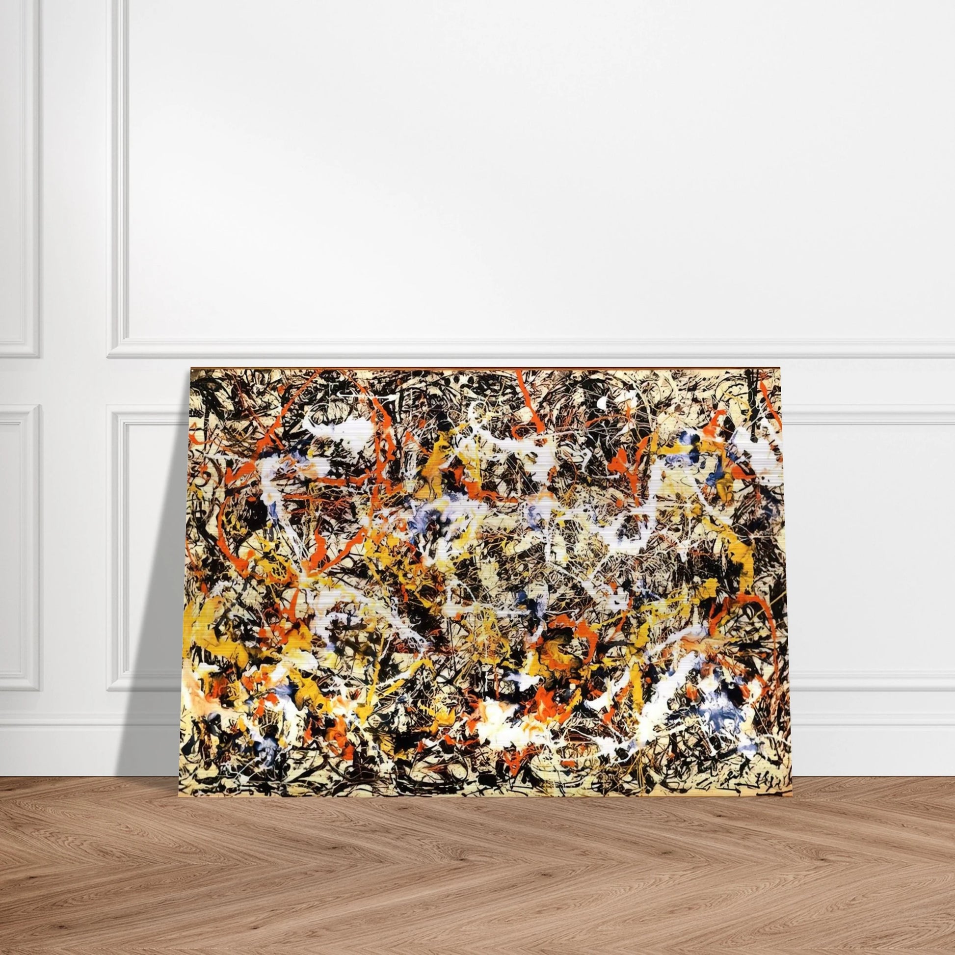 CONVERGENCE 1952 - Jackson Pollock Brushed Aluminum Print - 70x100 cm / 28x40 inches | Jackson Pollock Aluminum Print | Jackson Pollock Prints