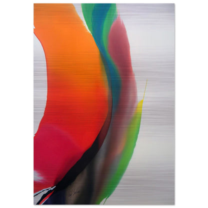 Phenomena Montezuma s Band - Paul Jenkins Brushed Aluminum Print - 70x100 cm / 28x40 inches | Paul Jenkins Aluminum Print | Paul Jenkins Prints