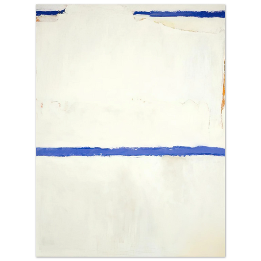 Theodoros Stamos - White Sun-Mound - 1963  75x100 cm / 30x40inches Fine Art Poster