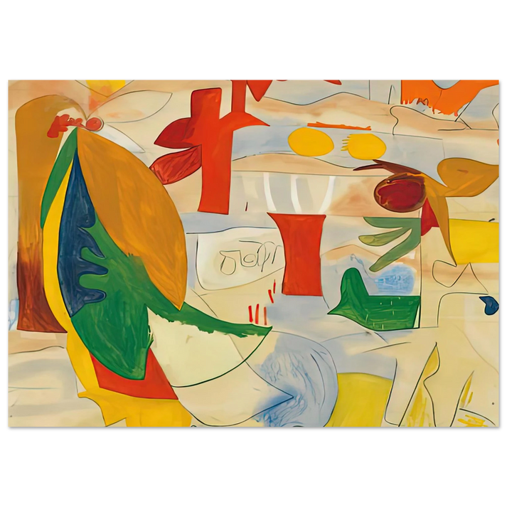 Helen Frankenthaler - Abstract Landscape, 1951- Wall Art - 28x40 inches / 70x70 cm - Canvas (Imperial)-canvas - -