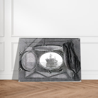 PORTHOLE - MC Escher Acrylic Print - 70x100 cm / 28x40″ inches | Maurits Cornelis Escher Prints