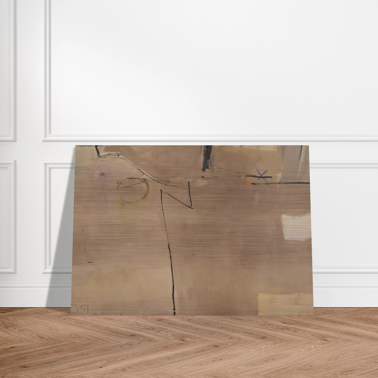 #22 Albuquerque - Richard Diebenkorn Brushed Aluminum Print - 70x100 cm / 28x40 inches | Richard Diebenkorn Aluminum Print | Richard Diebenkorn Prints