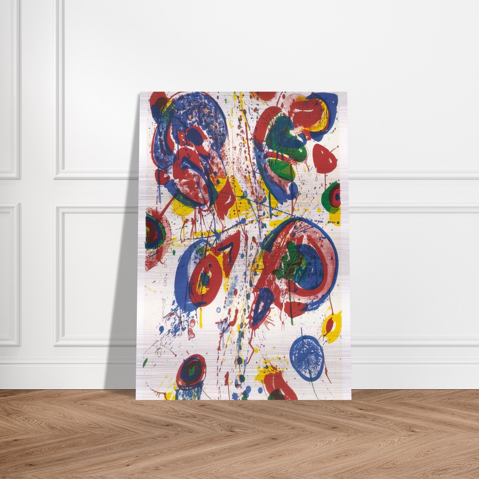 Bright Nothing - Sam Francis Brushed Aluminum Print - 70x100 cm / 28x40 inches | Sam Francis Aluminum Print | Sam Francis Prints