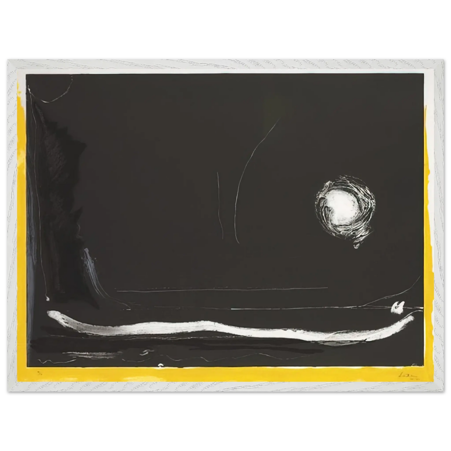 Helen Frankenthaler - Yellow Jack - 1985 Wall art - 27x35 cm / 11x14 Inches - Fine Art Poster - -
