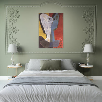 HARLEQUIN 1927 - Salvador Dali Brushed Aluminum Print - 70x100 cm / 28x40 inches | Salvador Dali Aluminum Print | Salvador Dali Prints