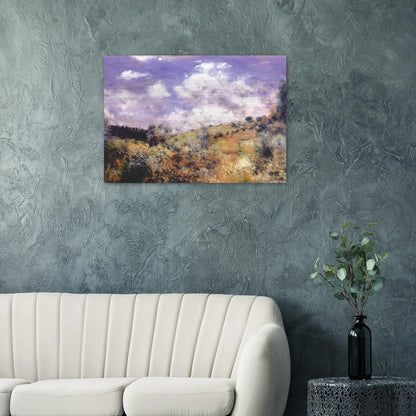The Gust of Wind - Pierre-Auguste Renoir Brushed Aluminum Print - 70x100 cm / 28x40 inches | Pierre-Auguste Renoir Aluminum Print | Pierre-Auguste Renoir Prints