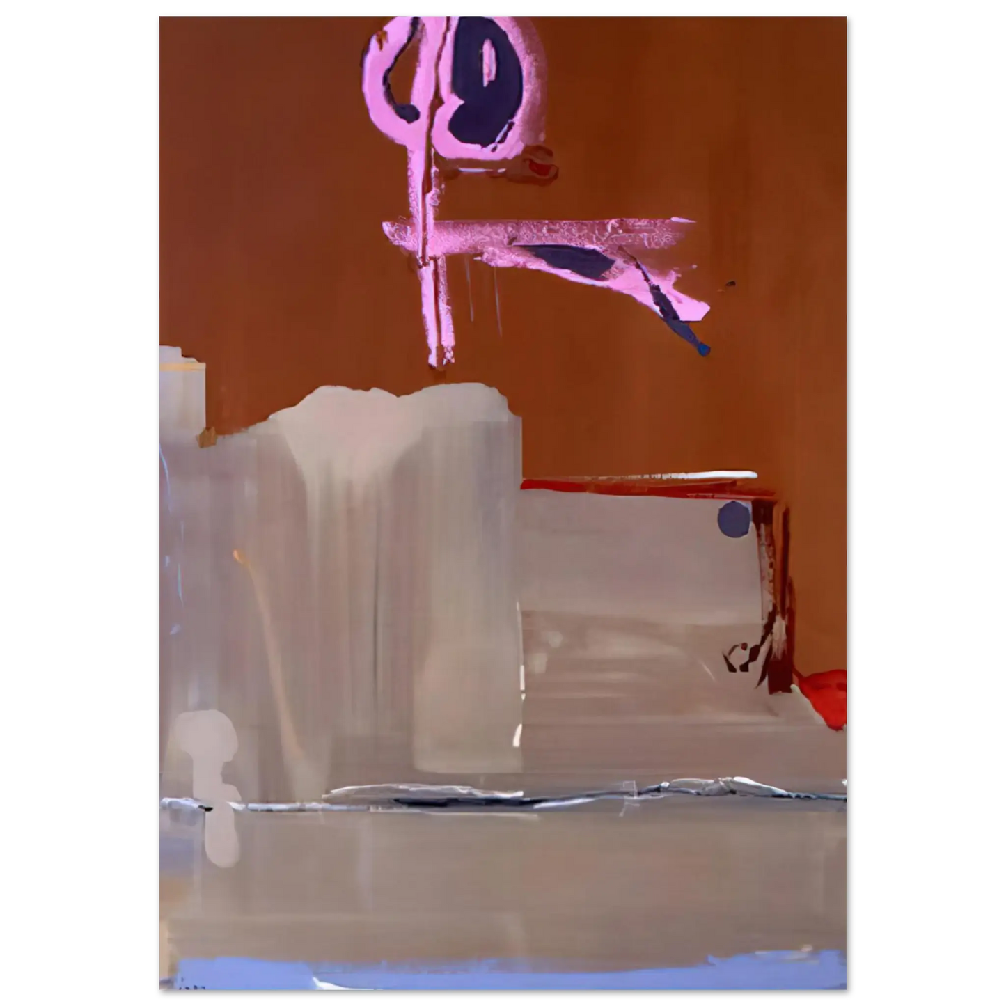 Helen Frankenthaler - Captain s Watch - 1986 Wall art - 45x60 cm / 18x24 Inches - Fine Art Poster - -