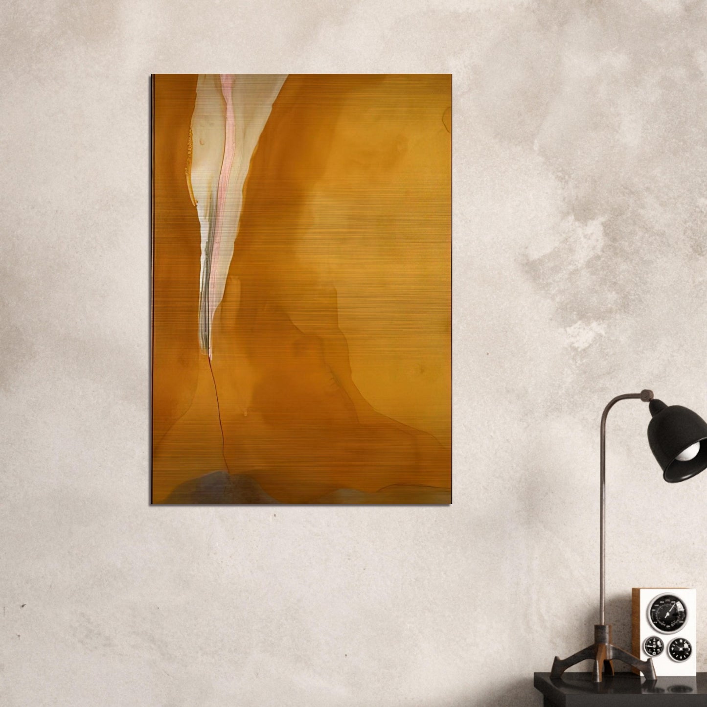 Coral Wedge - 1972 - Helen Frankenthaler Brushed Aluminum Print - 70x100 cm / 28x40 inches | Helen Frankenthaler Aluminum Print | Helen Frankenthaler Prints