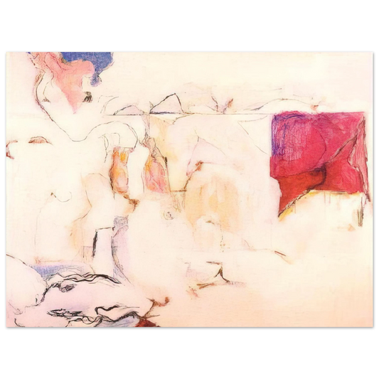Menez - Untitled - Lyrical Abstraction  75x100 cm / 30x40inches Fine Art Poster
