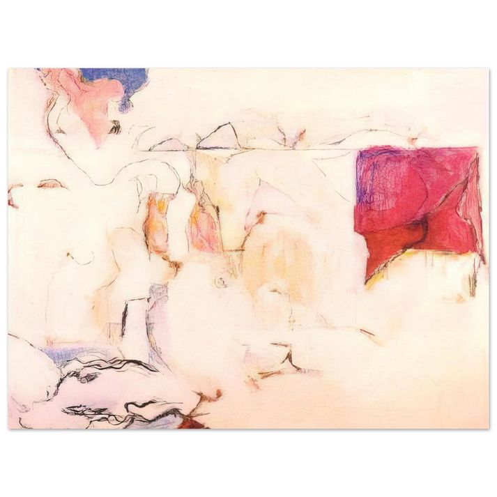 Menez - Untitled - Lyrical Abstraction  75x100 cm / 30x40inches Fine Art Poster