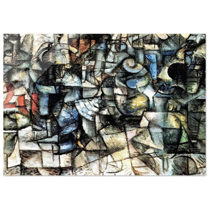 RITMI DI OGGETTI 1911 - Carlo Carra Acrylic Print - 70x100 cm / 28x40″ inches
