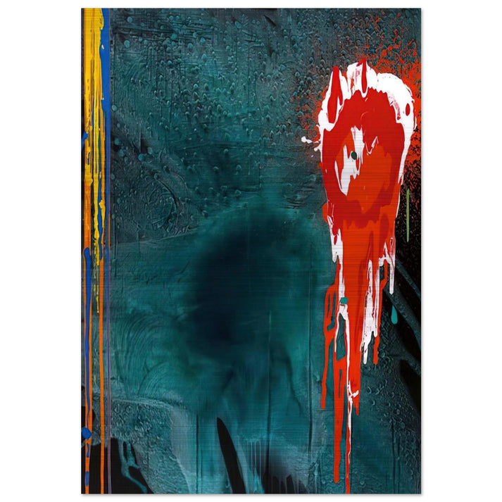 Letter to Chaim - 10.7.06 - 2006 - John Hoyland Brushed Aluminum Print - 70x100 cm / 28x40 inches | John Hoyland Aluminum Print | John Hoyland Prints