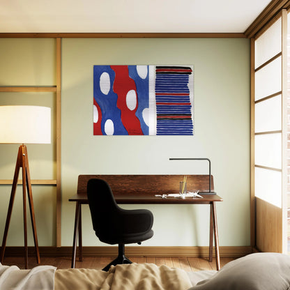 TISSU PROJECT - Sonia Delaunay Brushed Aluminum Print - 70x100 cm / 28x40 inches | Sonia Delaunay Aluminum Print | Sonia Delaunay Prints