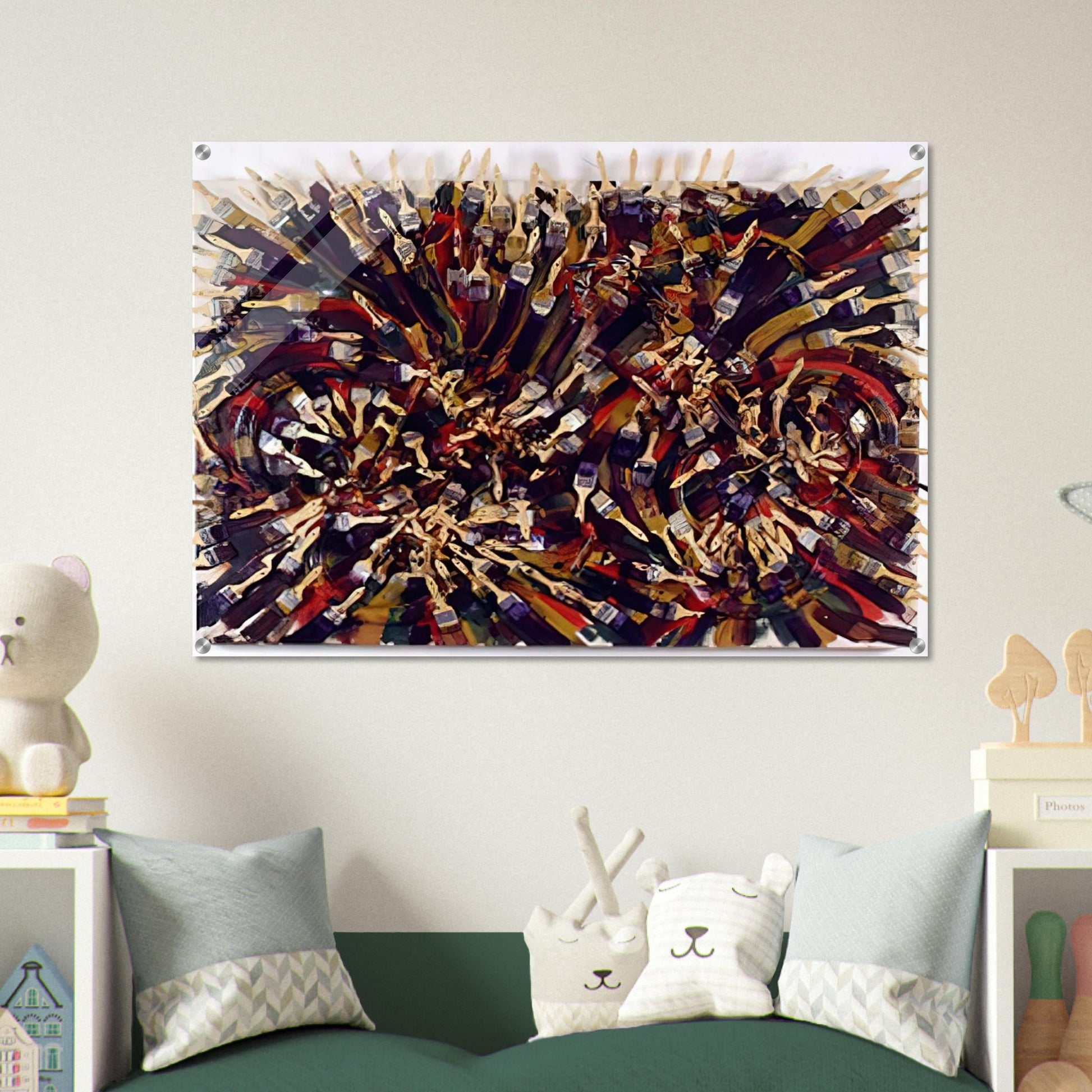 Untitled - 1995 - Arman Acrylic Print - 70x100 cm / 28x40″ inches | Arman Wall Art | Arman Prints