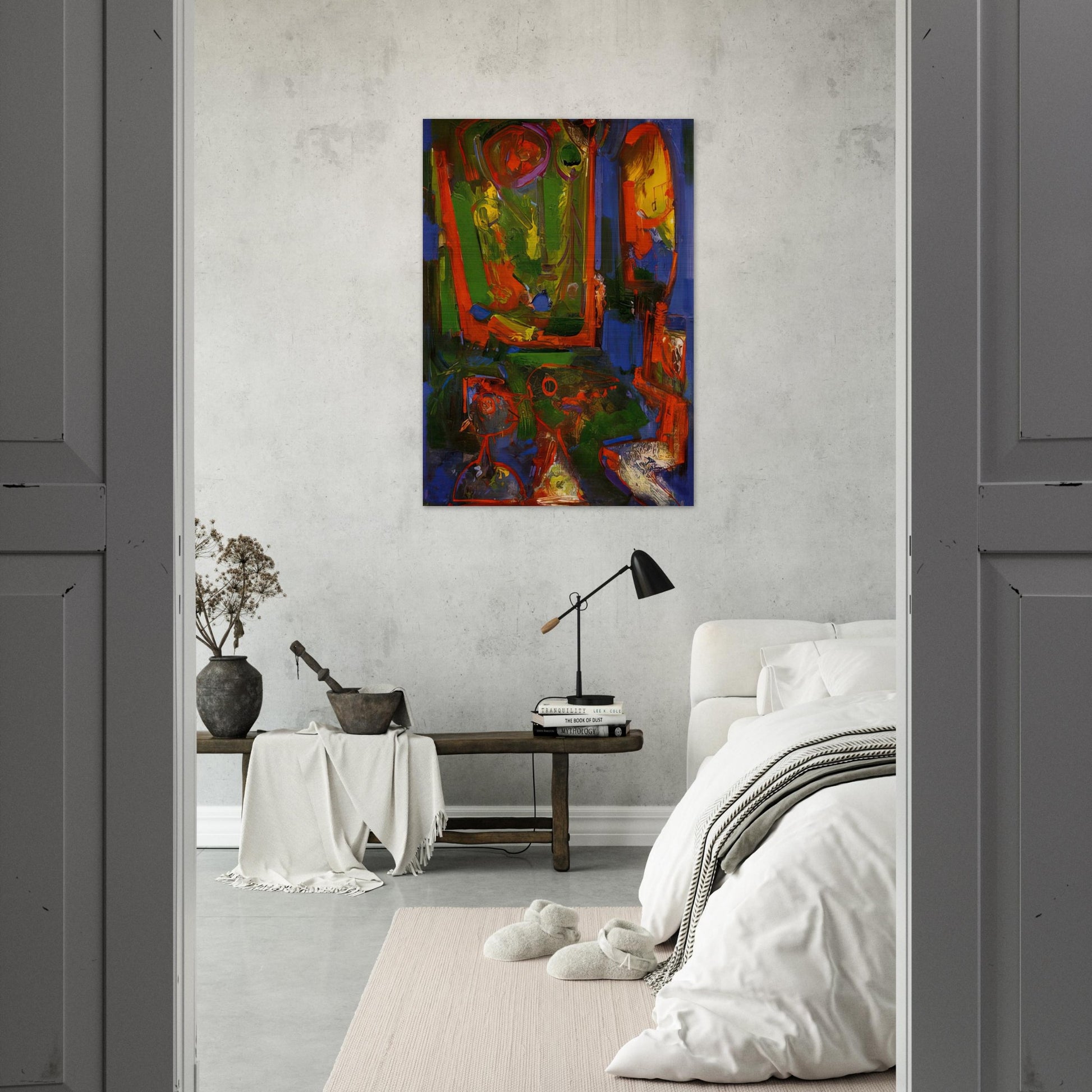 Asklepois - Hans Hofmann Brushed Aluminum Print - 70x100 cm / 28x40 inches | Hans Hofmann Aluminum Print | Hans Hofmann Prints