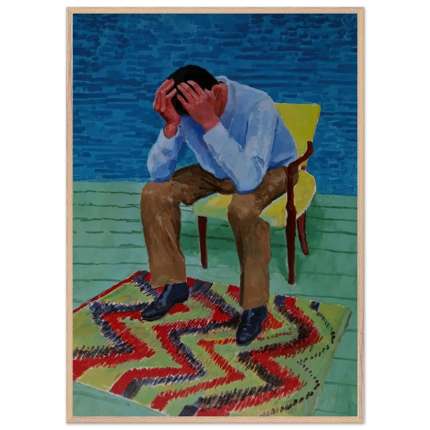 David Hockney - David Hockney Wall art - 50x70 cm / 20x28 Inches - Fine Art Poster - -