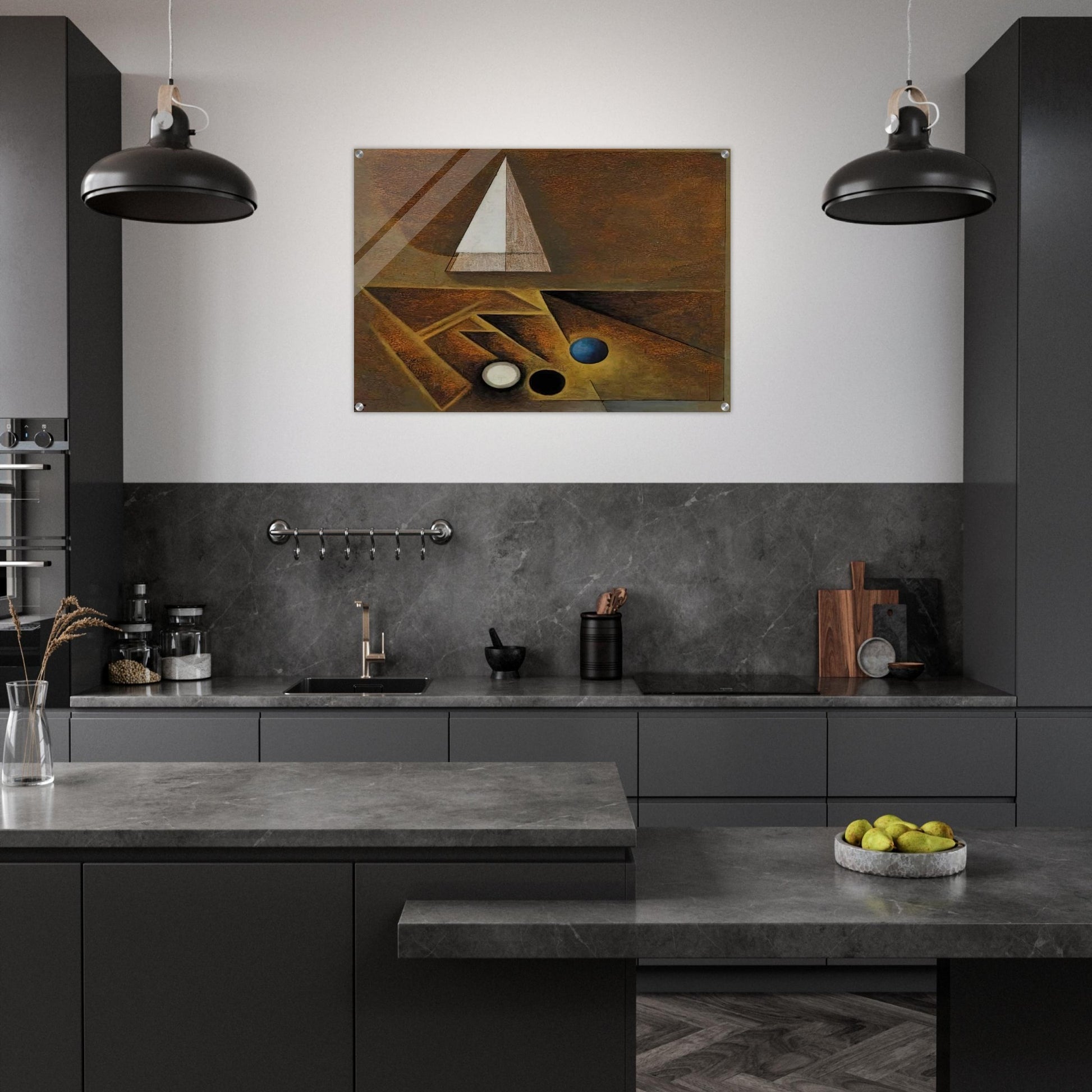 Sketch Painted in Santa Fe, New Mexico - 1944 - Lawren Harris Acrylic Print - 70x100 cm / 28x40″ inches