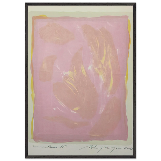 Summer Palace - 1975 - Adja Yunkers 70x100 cm / 28x40 inches Framed Art Print – Black Wooden Frame