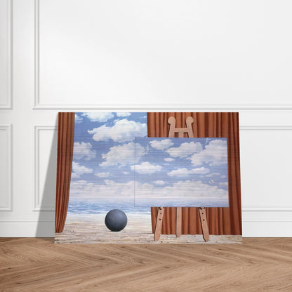 THE FAIR CAPTIVE 1965 - Rene Magritte Brushed Aluminum Print - 70x100 cm / 28x40 inches | Rene Magritte Aluminum Print | Rene Magritte Prints