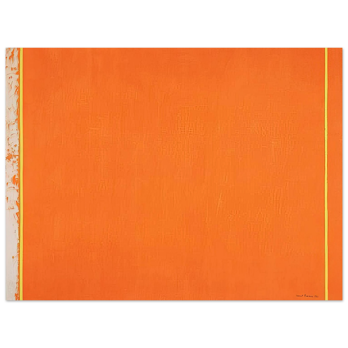Barnett Newman - The Third  75x100 cm / 30x40inches Fine Art Poster