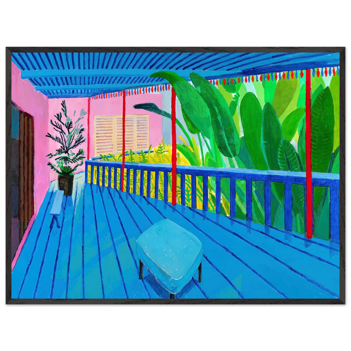 David Hockney - David Hockney Wall art - 35x35 cm / 14x14 inches - Fine Art Poster-canvas - -