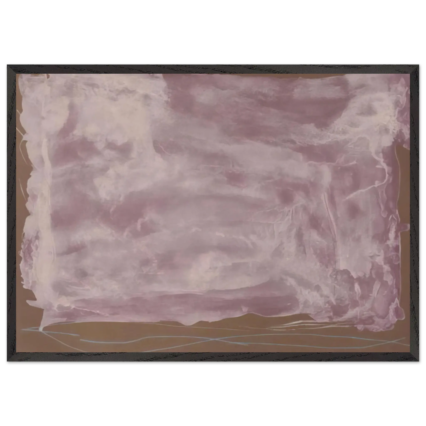 Helen Frankenthaler - Soho Dreams - 1987 Wall art - A3 (29.7 x 42  cm) - Premium Wooden Framed Poster With Fine Art Paper - Wood frame
