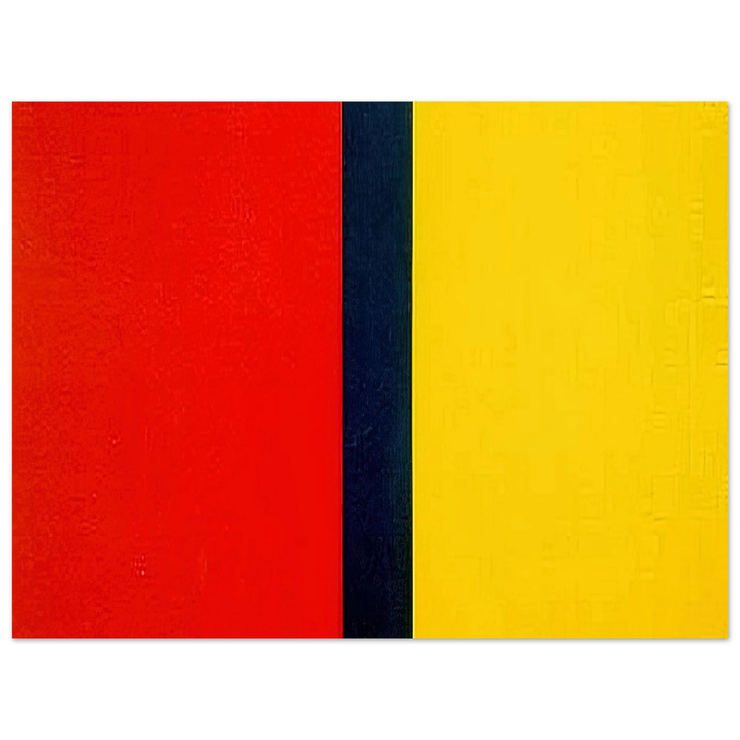 Barnett Newman - Who's Afraid of Red, Yellow, and Blue IV  75x100 cm / 30x40inches Fine Art Poster