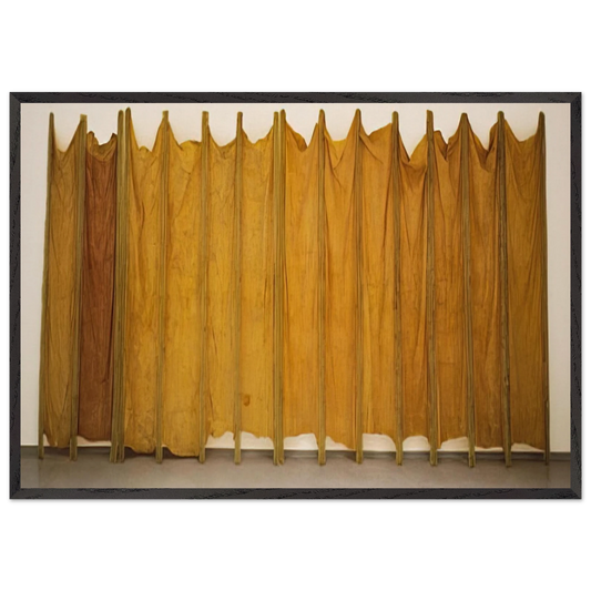 EXPANDED EXPANSION 1969 - Eva Hesse 70x100 cm / 28x40 inches Framed Art Print – Black Wooden Frame