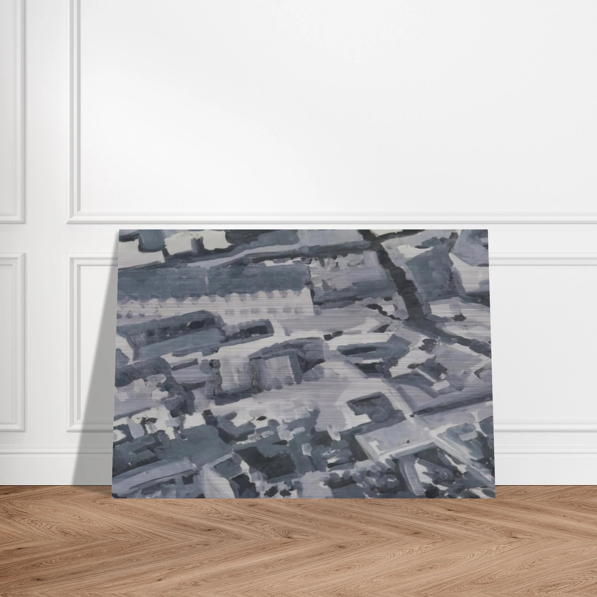 TOWNSCAPE M3 1968 - Gerhard Richter Brushed Aluminum Print - 70x100 cm / 28x40 inches | Gerhard Richter Aluminum Print | Gerhard Richter Prints