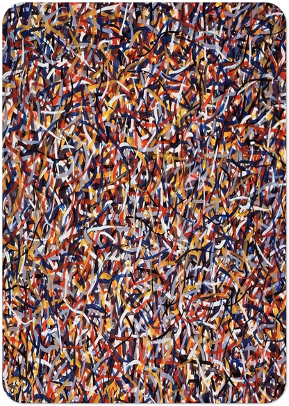 Not Straight Brushstrokes in All Directions By Sol LeWitt Pack of 10 Post Cards | Sol LeWitt Post Cards | A6 (10.5 x 14.8 cm) - 4.1 x 5.8 inches