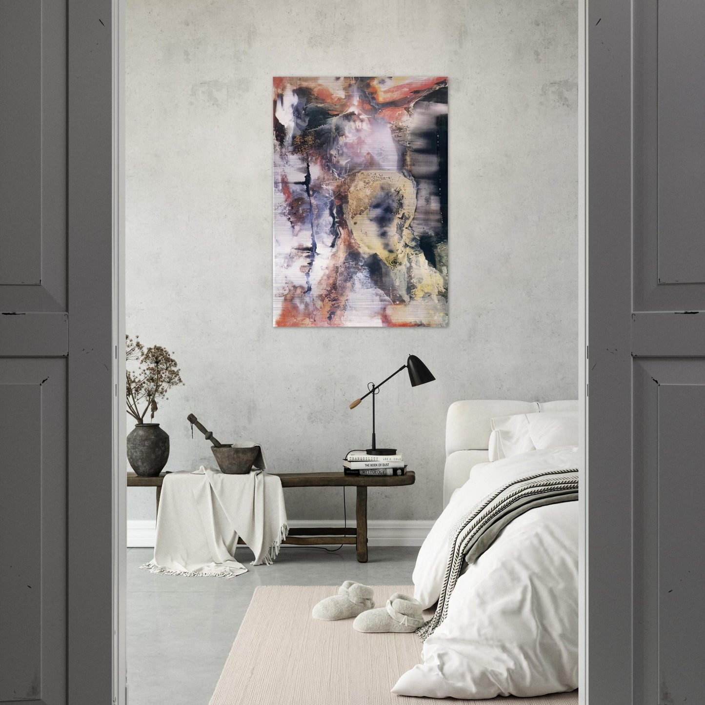 The Archer - Paul Jenkins Brushed Aluminum Print - 70x100 cm / 28x40 inches | Paul Jenkins Aluminum Print | Paul Jenkins Prints