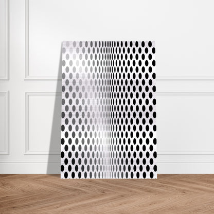 LOSS 1964 - Bridget Riley Brushed Aluminum Print - 70x100 cm / 28x40 inches | Bridget Riley Aluminum Print | Bridget Riley Prints