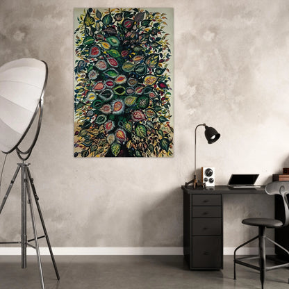 Feuilles - 1929 - Seraphine Louis Art Prints - 100x150 cm / 40x60″ inches | Seraphine Louis Poster | Seraphine Louis Prints